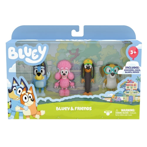 BLUEY 4 PACK - BLUEY AND FREINDS