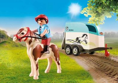 PLAYMOBIL 70511 COUNTRY -  CAR WITH PONY TRAILER