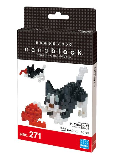 NANOBLOCK - PLAYING CAT 271