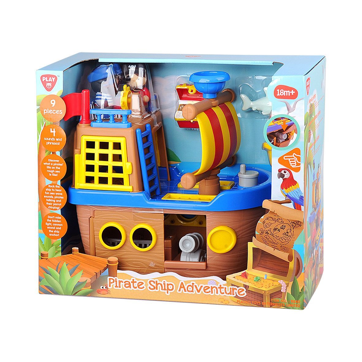 PLAYGO PIRATE BATTERY OPERATED SHIP ADVENTURE