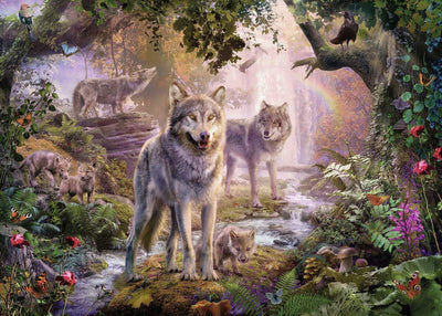 RBURG SUMMER WOLVES 1000PC PUZZLE