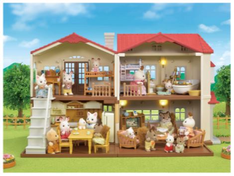 SYLVANIAN FAMILIES RED ROOF COUNTRY HOME PLAY SET