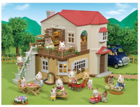 SYLVANIAN FAMILIES RED ROOF COUNTRY HOME PLAY SET