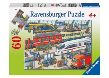 RAVENSBURGER RAILWAY STATION 60PC PUZZLE - Toyworld Frankston