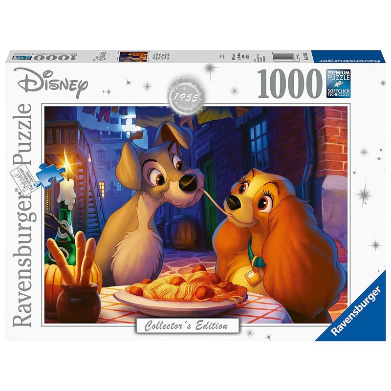 RAVENSBURGER 139729 DISNEY LADY AND TRAMP 1000PC PUZZLE