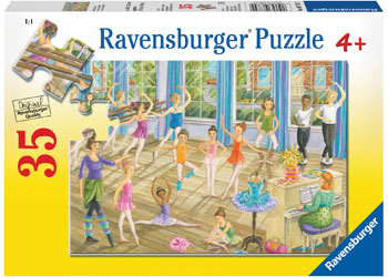 RAVENSBURGER - BALLET LESSON 35PC PUZZLE - Toyworld Frankston