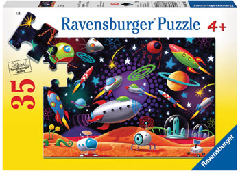 RAVENSBURGER SPACE 35PC PUZZLE - Toyworld Frankston