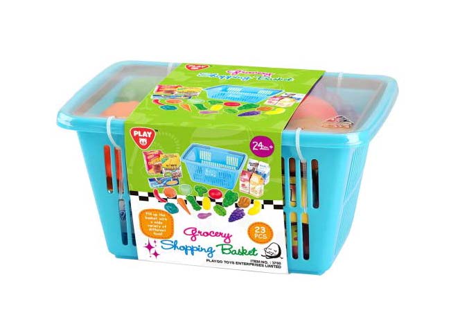 PLAYGO GROCERY SHOPPING BASKET