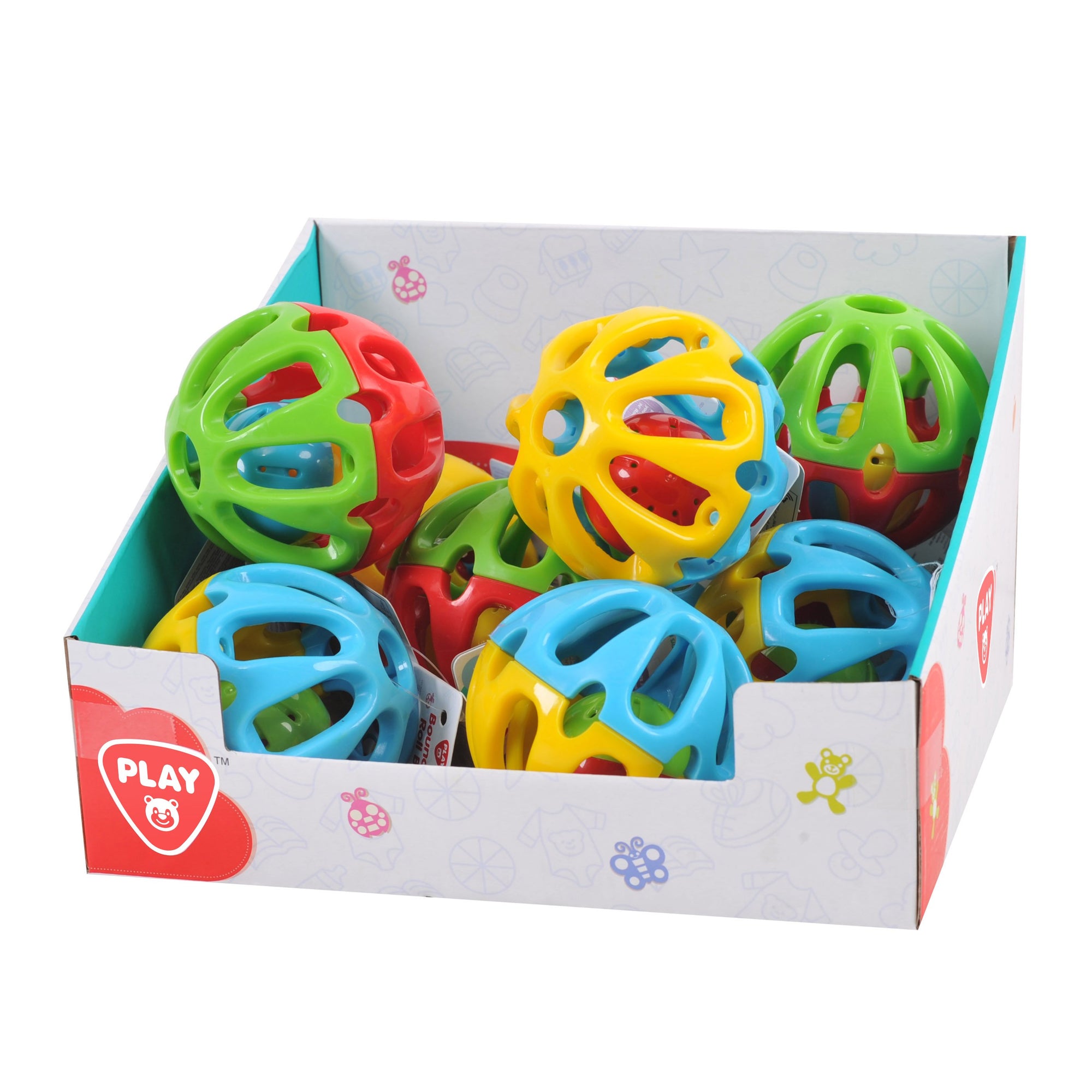 PLAYGO BOUNCE N ROLL BALL ASSORTED