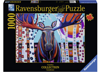 RAVENSBURGER - WINTER MOOSE PUZZLE 1000PC | RAVENSBURGER | Toyworld Frankston