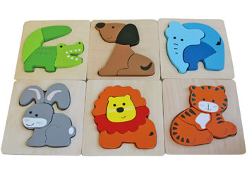 DISCOVEROO - CHUNKY PUZZLE - ANIMAL