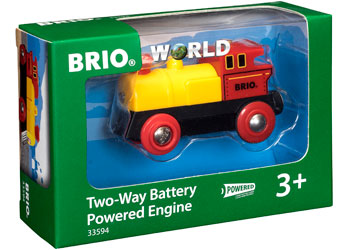 BRIO B/O - TWO-WAY BATTERY POWERED ENGINE