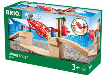 BRIO BRIDGE - LIFTING BRIDGE - 3 PIECES