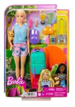 BARBIE DOLL AND ACCESSORIES - CAMPING BARBIE