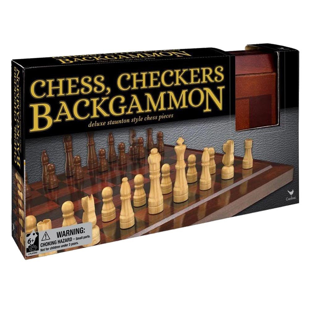 CLASSIC GAMES DELUXE BACKGAMMON, CHESS AND CHECKERS