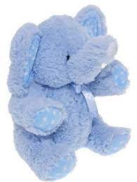 AURORA BABY BLUE ELEPHANT PLUSH