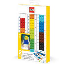 LEGO 2.0 CONVERTIBLE RULER W/ MINIFIGURE