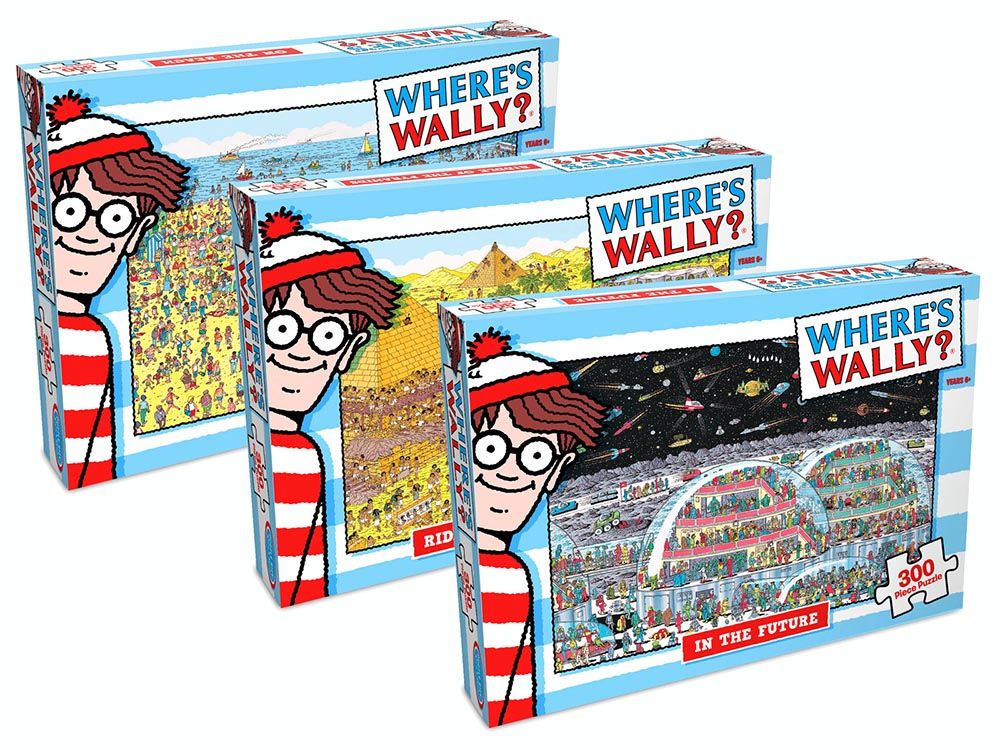 WHERE'S WALLY ASSORTED 300PC PUZZLE