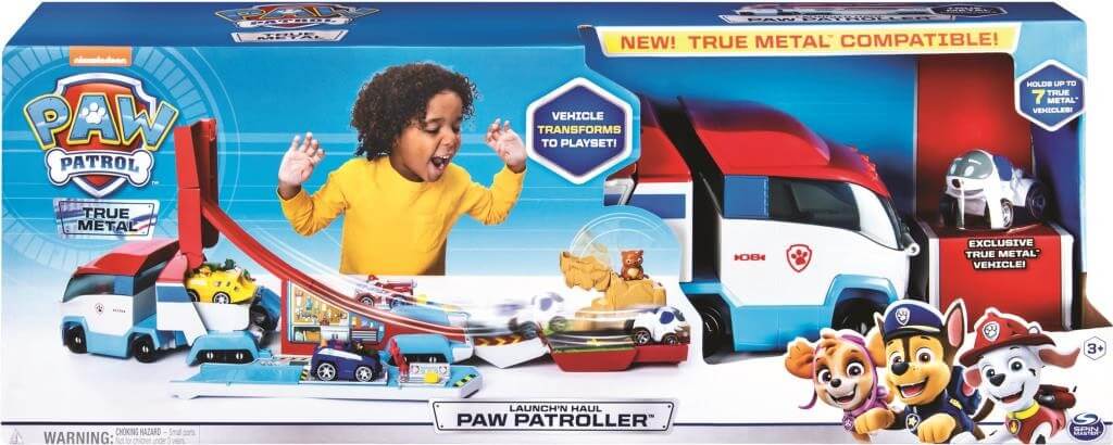 PAW PATROLLER DIE CAST CARRIER AND LAUNCHER