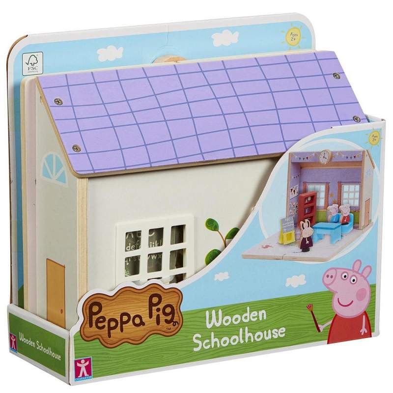 PEPPA PIG WOOD PLAY SCHOOLHOUSE