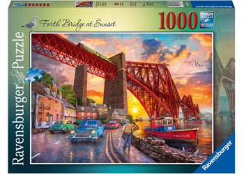 RAVENSBURGER - FORTH BRIDGE AT SUNSET PUZZLE 1000PC