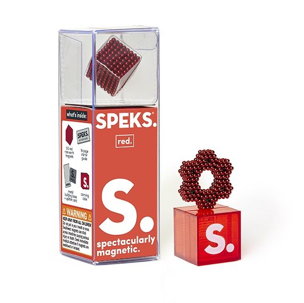 RED SPEKS SOLID | Speks | Toyworld Frankston