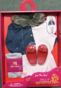 OUR GENERATION JEAN JACKET & FUR COLLAR JUST FUR YOU | OUR GENERATION | Toyworld Frankston