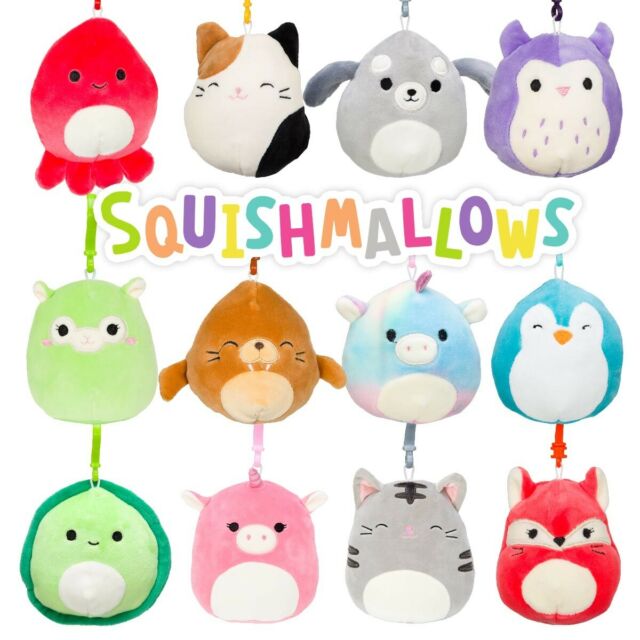 SQUISHMALLOWS 3.5 INCH CLIP ON SEALIFE ASST