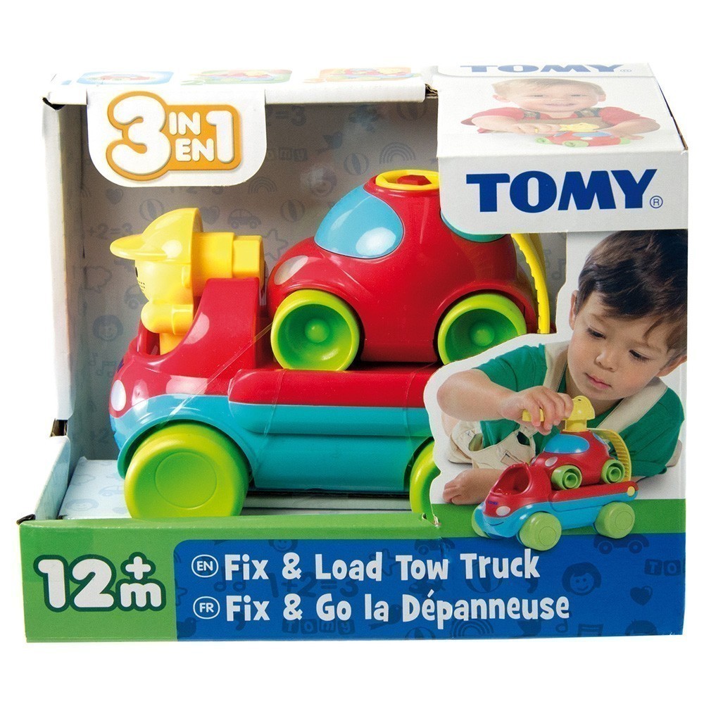TOMY FIX AND LOAD TOW TRUCK