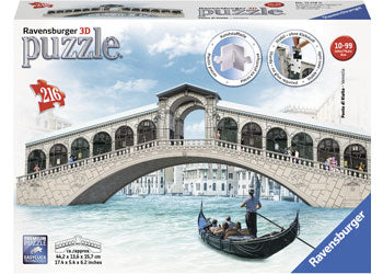 RBURG VENICES RIALTO BRIDGE 3D PUZZLE 216 PIECE | Toyworld Frankston | Toyworld Frankston